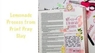 Lemonade Journaling Set || Print Pray Slay