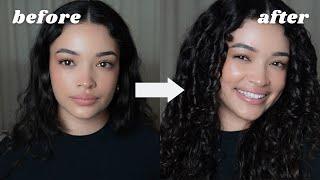 CURLY HAIR ROUTINE | HOW I REVIVE MY DAY 3 CURLS #curlyhair #hairtutorial #curlyhairroutine #hair