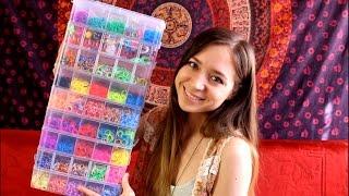 70К! ОБЗОР 9-тиЯРУСНЫЙ НАБОР РЕЗИНОК + КОНКУРС!!! Резинки Rainbow loom