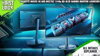 Gigabyte MO32U 4K And MO27Q2 1440p QD-OLED Gaming Monitors Launched - Explained All Spec, Features