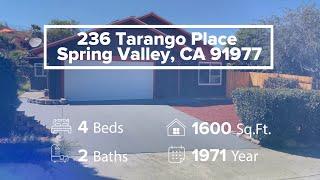 HOT Properties in San Diego - 236 Tarango Place Spring Valley, CA 91977 - San Diego Homes for Sale