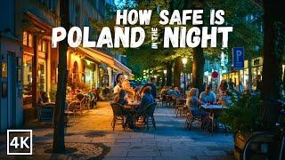 Night Walk in Wrocław, Poland | 4K HDR Walking Tour