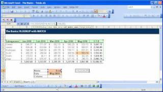 Excel Basics -005- VLOOKUP and MATCH Functions