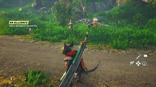 Biomutant - An Alliance: Jagni and Myriad Tribes Fight Each Other and One Eyed Ronin Blaze Gameplay