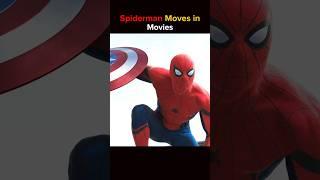 Spiderman Moves in Real Life Vs Movies ️ #shorts