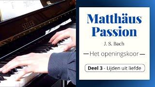 Over het Openingskoor van de Matthäus Passion - Deel 3 - Lijden uit Liefde