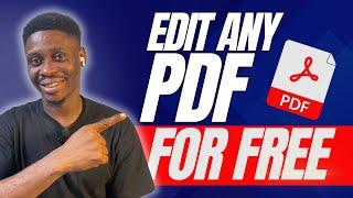 How to Edit PDF Files Online ||  3 BEST and FREE PDF Editors in 2024