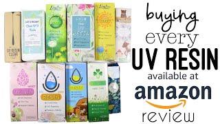 Buying Every UV Resin Brand on Amazon and Honest Review [& not sponsored]