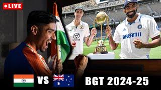 Playing TEST MATCH for the FIRST TIME| India VS Australia BGT 2024-25| Cricket Cardio LIVE