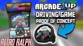 Arcade1up Driving MOD - Proof of Concept w/ mame & HyperSpin