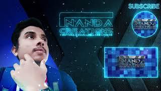 Nanda Creations YouTube Outro template | Animated end screen by adobe after effects 2020