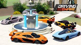 I THREW AN EXOTIC CAR MANSION PARTY in Roblox Driving Empire