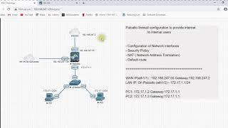 How to Provide Internet to internal users through Paloalto Firewall