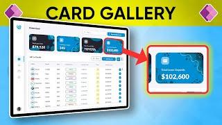 Modern PowerApps UI Design Tutorial: Card Gallery Design Ideas