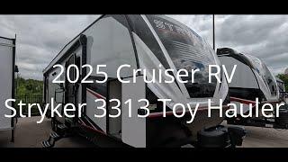 2025 Cruiser RV Stryker 3313 Toy Hauler