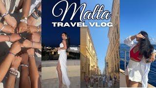 Malta travel vlog  3 day Travel guide - Valletta, Blue Lagoon, Vintage Markets | European Summer