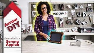 DIY Tablet Holder  |  Arrow Workshop with Serena Appiah from Thrift Diving