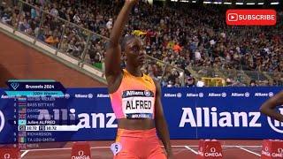 Women's 100m Final (2024 Brussels Diamond League)