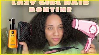 MY NATURAL HAIR ROUTINE | WASH , BLOWDRY, STYLE SORTA ‼️