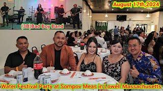 Water Festival Party at Sompov Meas in Lowell, MA. USA on Saturday 08.17.24