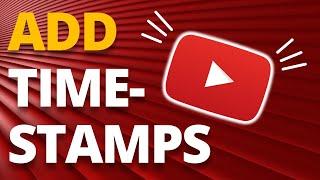 How to Add Timestamps to Videos  [YOUTUBE TIPS!]