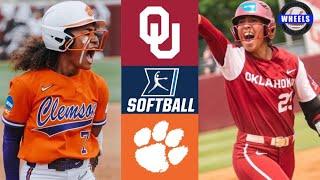 #1 Oklahoma v #16 Clemson (AMAZING GAME!) | Super Regional Game 2 | 2023 College Softball Highlights