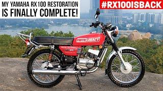 My Yamaha RX100 Restoration is finally complete! #RX100isBack