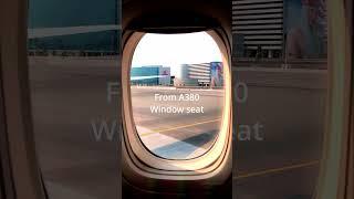 A View From My Window Seat In Dubai | #a380 #dubai #windowseat #emiratesa380