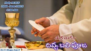 Holy Mass || Rev.Fr.Bhagya Raju IC || Rosminians || 20-06-2025
