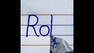 Rohit beautiful name write in english handwriting | handwriting practice | handwriting