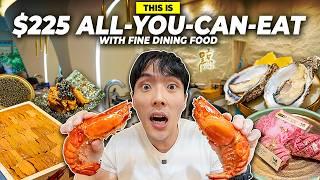 I Tried $225 All-You-Can-Eat Fine Dining Restaurant!