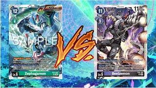 Zephagamon VS Beelzemon EX07 (DIGIMON TCG)