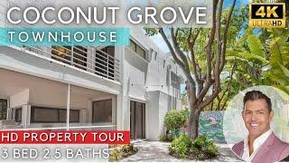 COCONUT GROVE TOWNHOUSE FOR RENT  Coconut Grove Miami- 2918 Whitehead ST  4K TOUR!