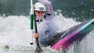 Team USA's Evy Leibfarth goes from lowest seed to BRONZE in C-1 final | Paris Olympics | NBC Sports