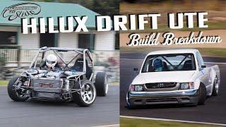 Hand Built Toyota DRIFT UTE by Nigel Petrie of ENGINEERED TO SLIDE