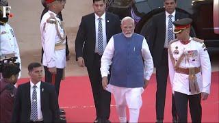 PM Modi Arrives for Oath Taking Ceremony at Rashtrapati Bhavan | PM Modi Swearing-in Ceremony