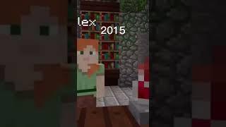 evolution of minecraft 2009 to 2022 shorts video