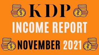 My KDP Income Report For November 2021 | Amazon KDP Low & No Content Book Publishing