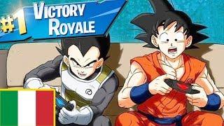 Goku e Vegeta *GIOCANO* a Fortnite - ITA (FactyKillian)