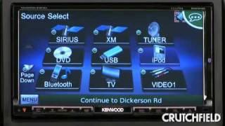 Kenwood DNX9140 In-Dash Navigation Receiver Demo | Crutchfield Video