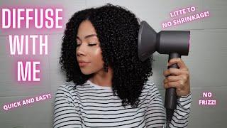 Curlsmas Day 19: My Quick Diffusing + Volume Routine!