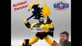 Deluxe Baldwin Reviews The Golden Disk Collection Autobot Jackpot & Sights!