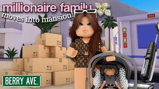 Millionaire Family Moves into Mansion  | Roblox Berry Avenue Roleplay