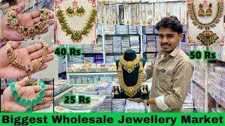 Biggest Jewellery Wholesale Market Mumbai | Bridal Jewellery Wholesale Pakistani Jewellery Necklace