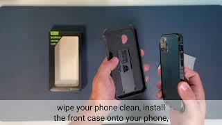 Dexnor mobile phone case Apple mobile phone series installation process