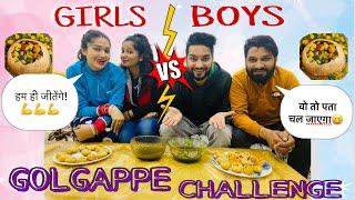 Gol Gappe Challenge | Girls Vs Boys | Family Fun challenge Vlog | Rahul Kuriyal & Divya Sundriyal