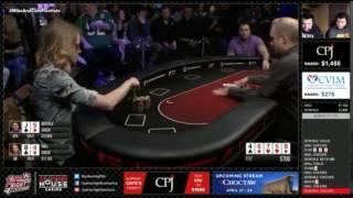 Doug Polk Shout Out to Wayne Chiang during Cate Hall vs Mike Dentale Match