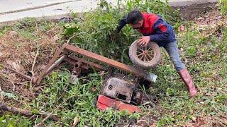  Genius Boy Restore BRINGS DEAD Diesel Engine Submerged in water for many years help farmers