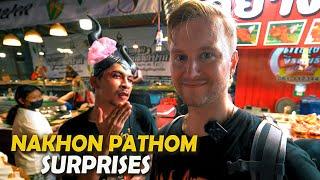 Surprises in Nakhon Pathom / Street Food Hunt at Night / Massive Festival in Thailand 2022