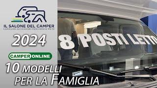 10 modelli per la famiglia dal Salone del Camper 2024